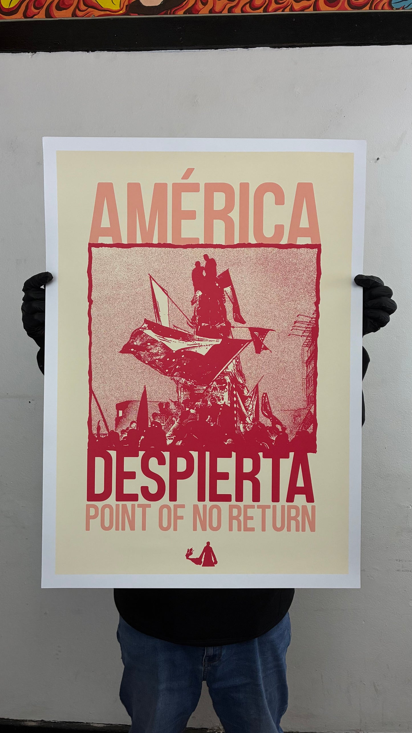 POINT OF NO RETURN america despierta poster / copias de taller