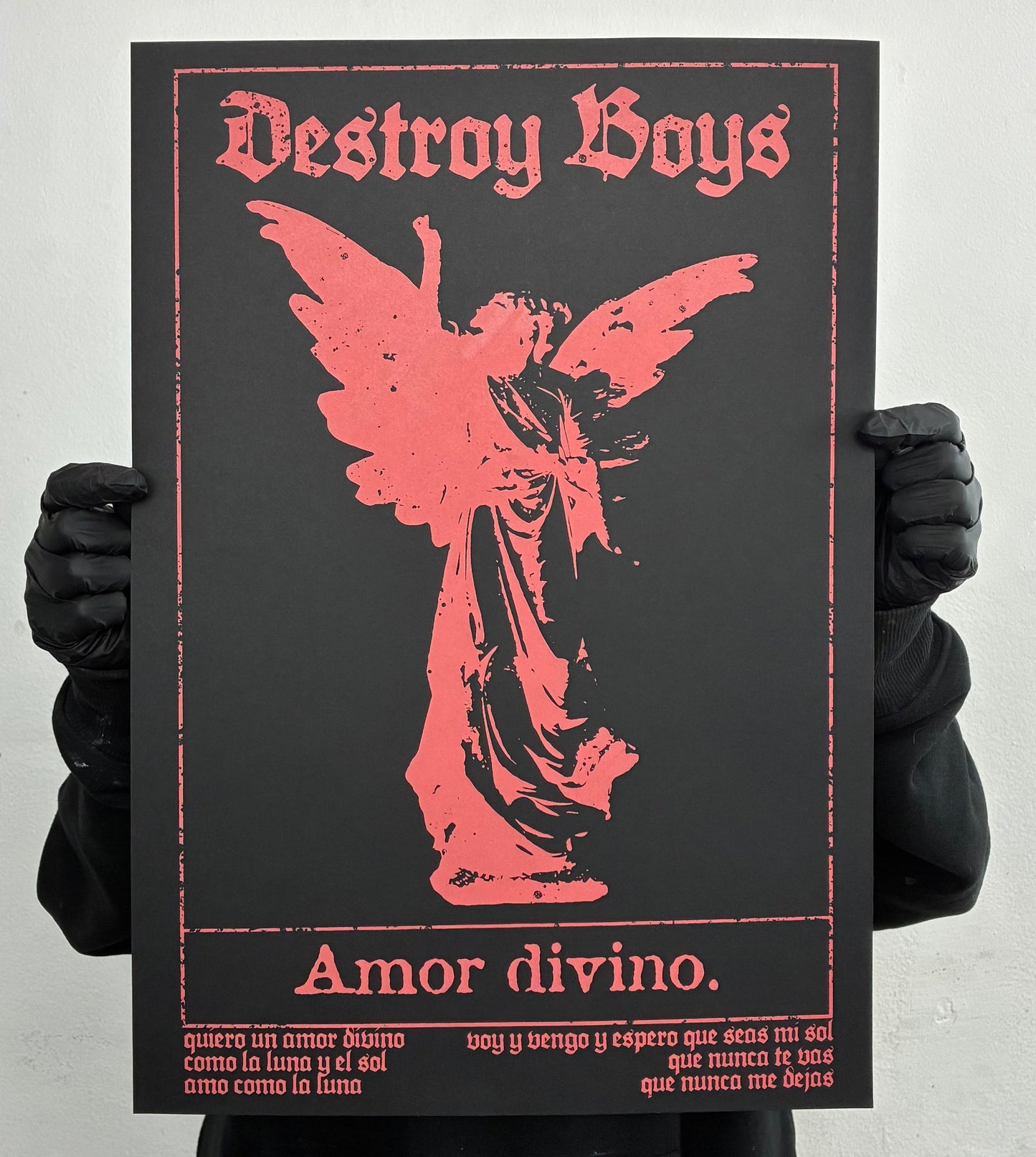 DESTROY BOYS latin america tour poster
