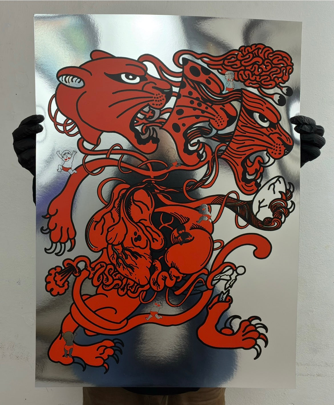 TRUE LOVE serigrafia colab by RAMALETTERING ( arg)