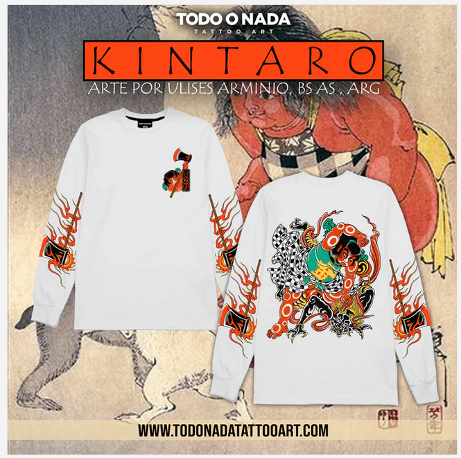 KINTARO / colab by ULISES ARMINIO ( BS AS ) /Manga larga blanco