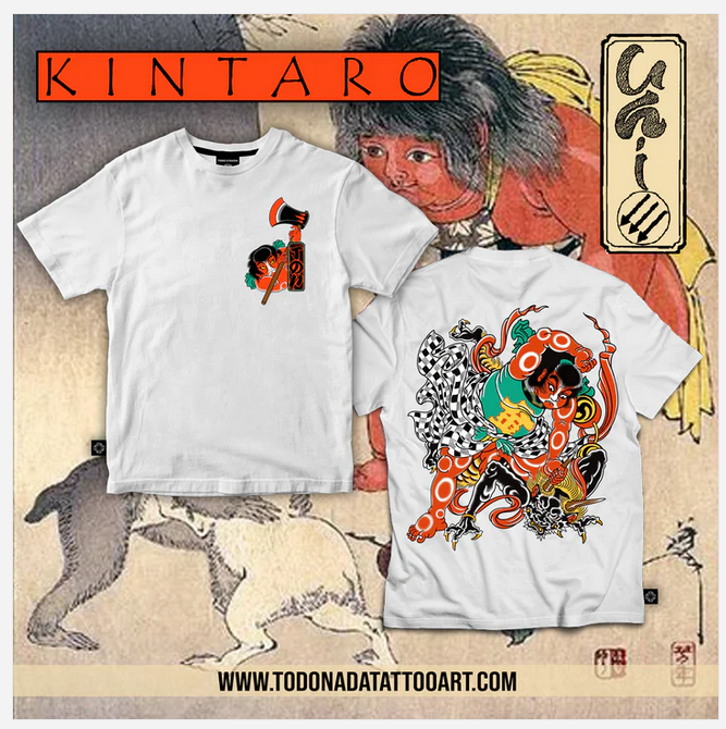 KINTARO / colab by ULISES ARMINIO ( BS AS ) /Manga corta blanco