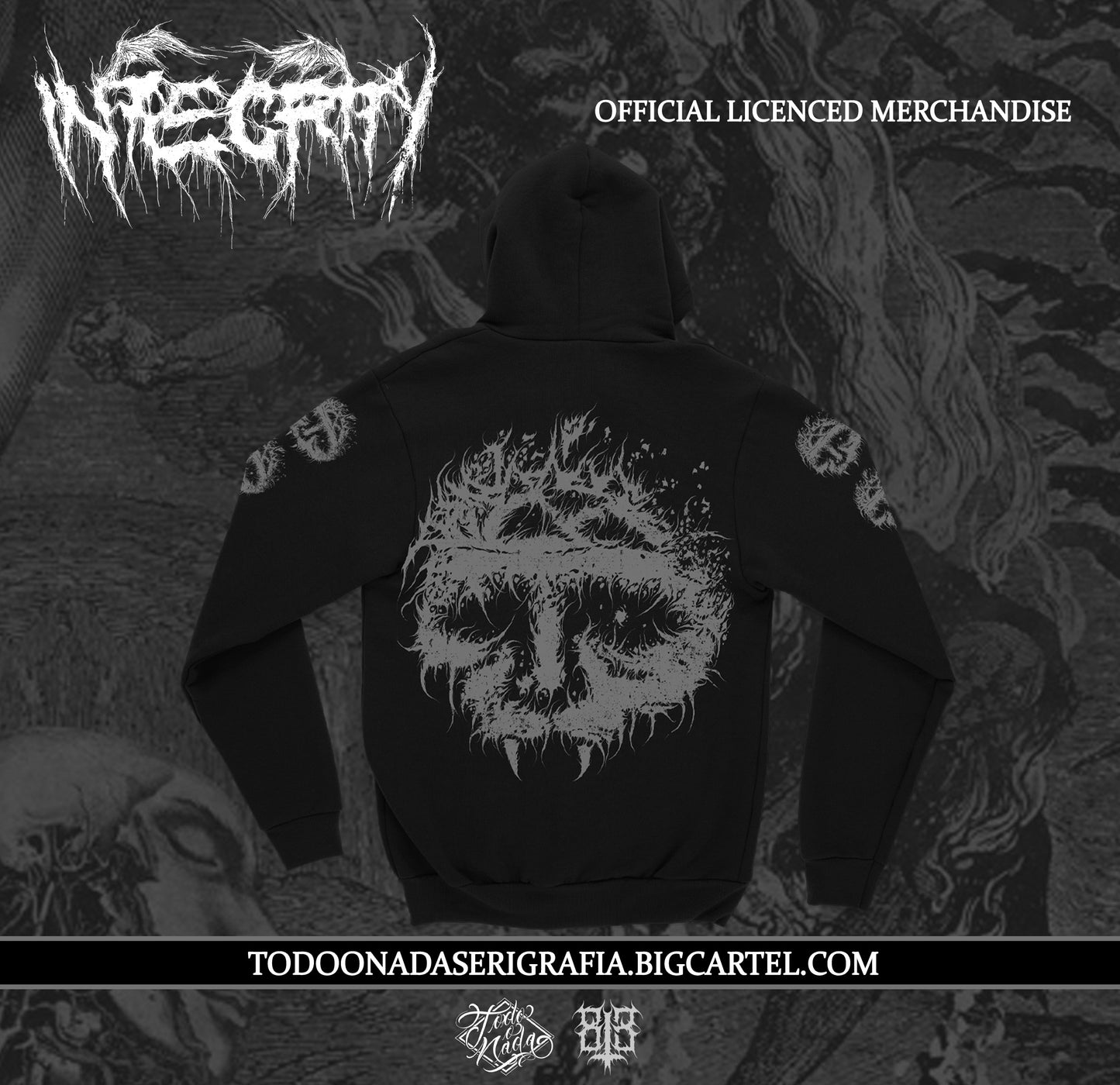 INTEGRITY/ DARKSKULL 813 ART MERCH OFICIAL / POLERON