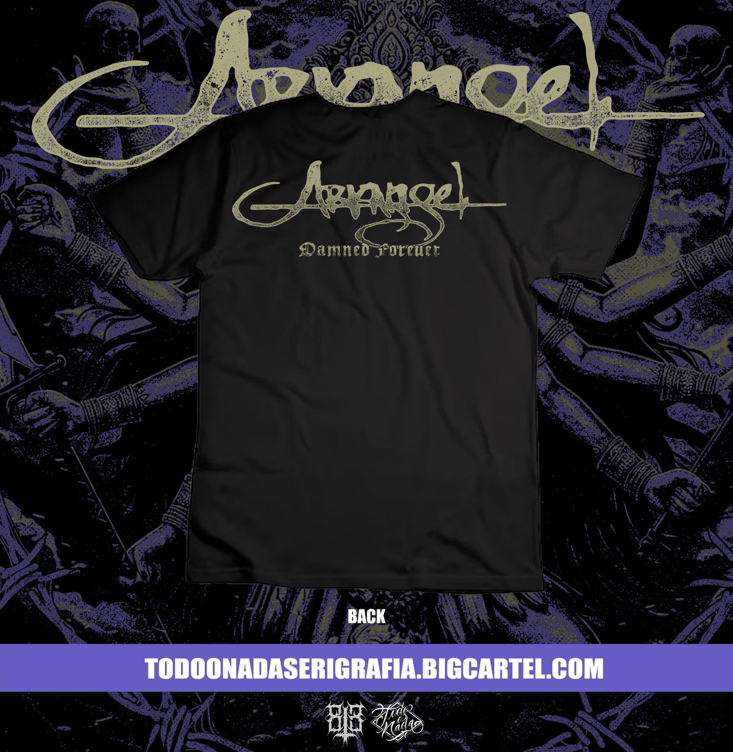 ARKANGEL damned forever KALI DESING/ art by  813 blackworks