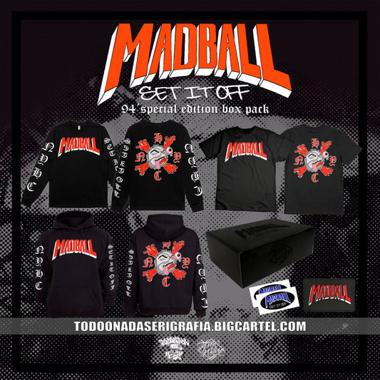 MADBALL 94 special edition SUPERPACK  ( polera + manga larga + poleron )