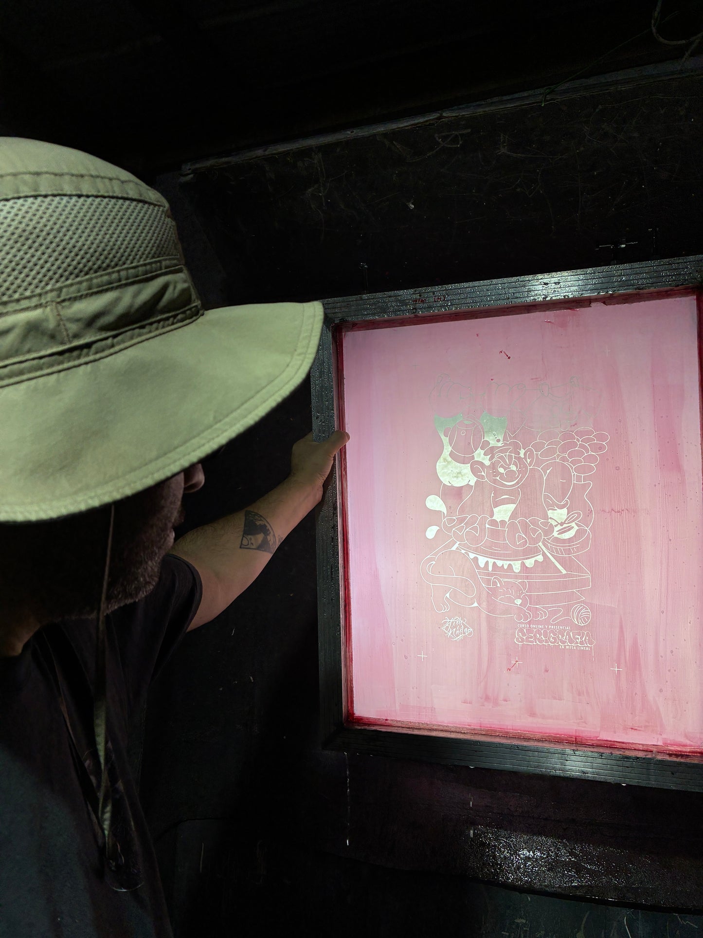 ( INICIO 9 JULIO 2026) CURSO SERIGRAFÍA EN MESA LINEAL  version N 38 / ONLINE Y PRESENCIAL