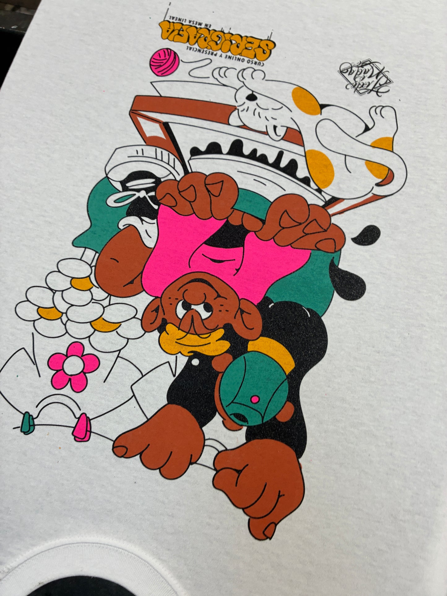 ( INICIO 9 JULIO 2026) CURSO SERIGRAFÍA EN MESA LINEAL  version N 38 / ONLINE Y PRESENCIAL