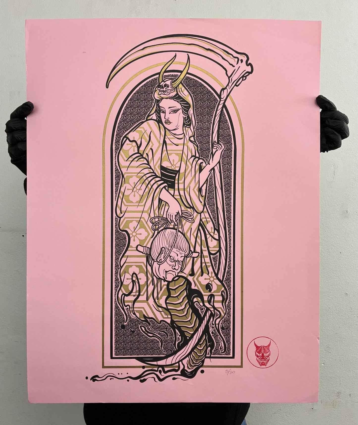 SHOW NO MERCY serigrafia Mario blackcrown COPIA UNICA TALLER