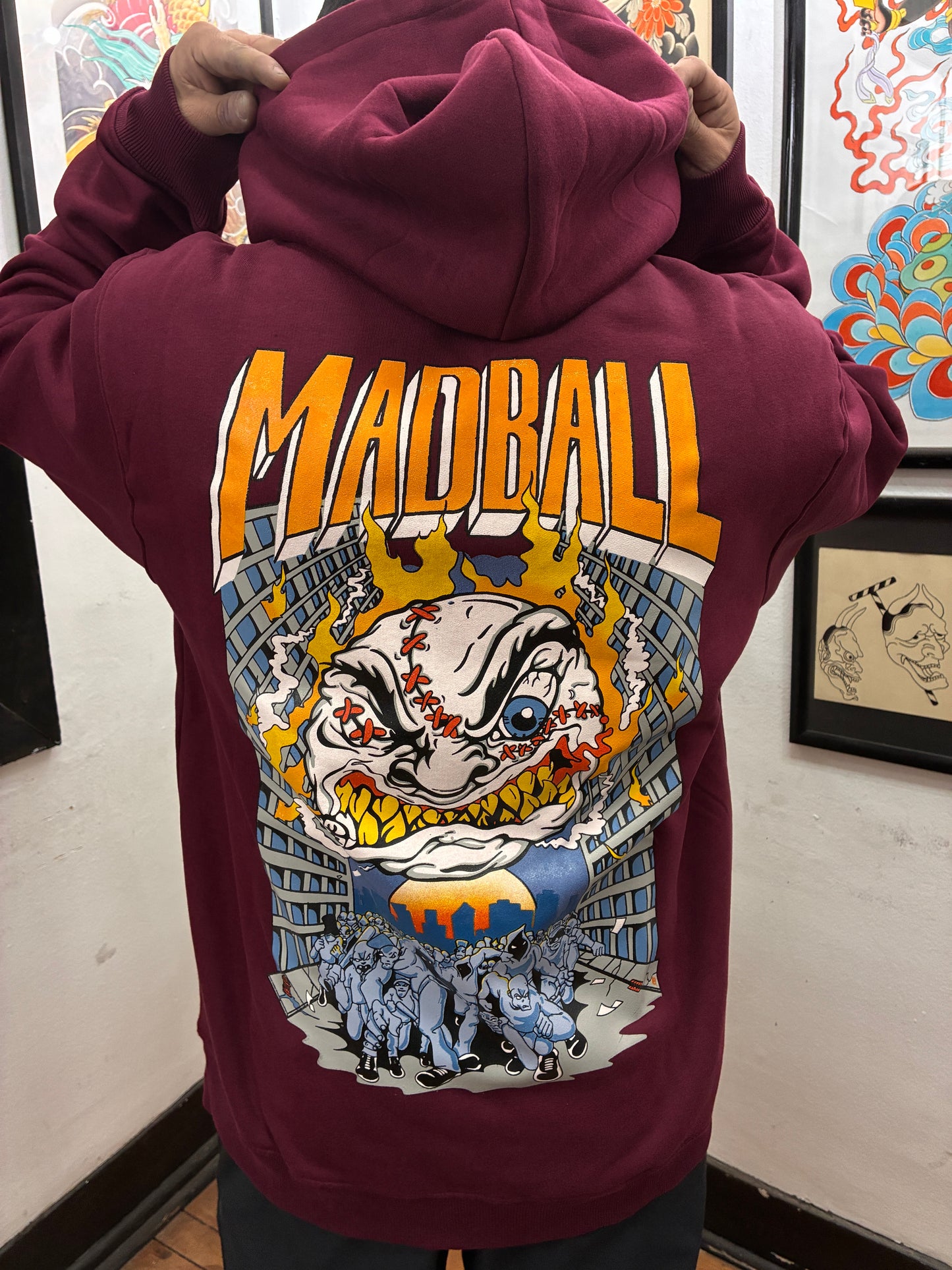 MADBALL mayor mayo HC 4 HC colab HOODIE BURDEO