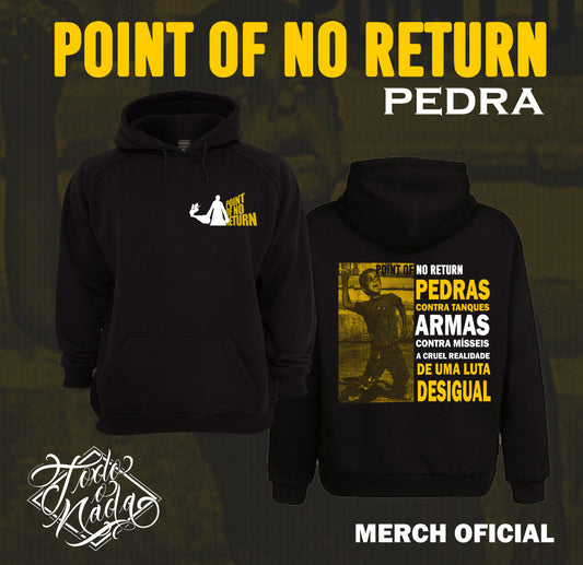 POINT OF NO RETURN / PEDRA  Hoodie / Edicion limitada / Merch oficial