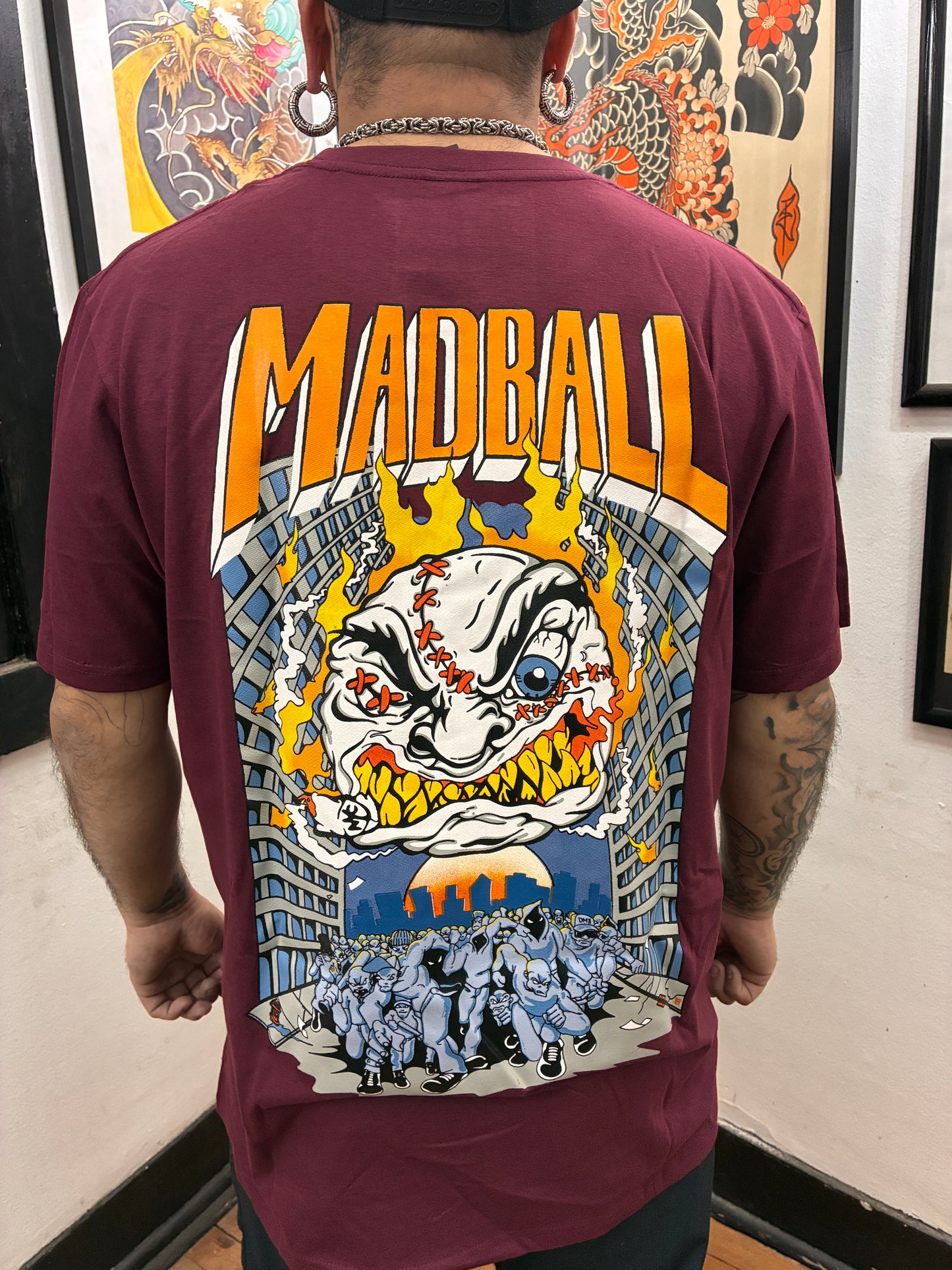 MADBALL mayor mayo HC 4 HC colab polera BURDEO