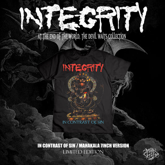 INTEGRITY in contrast of sin Mahakala rare t shirt
