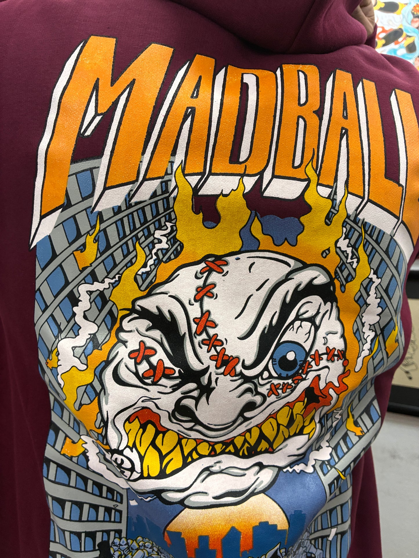 MADBALL mayor mayo HC 4 HC colab HOODIE BURDEO