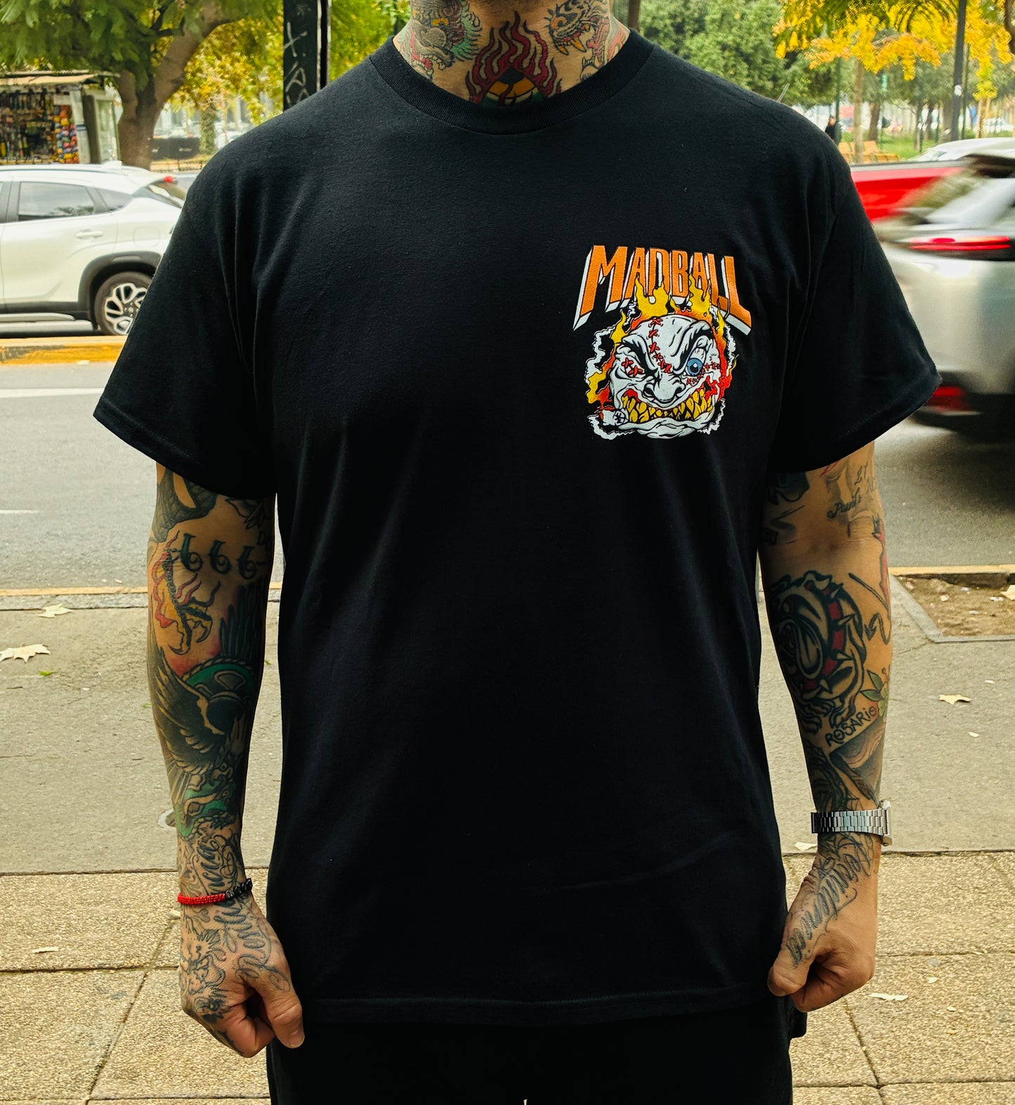 MADBALL mayor mayo HC 4 HC colab polera negra