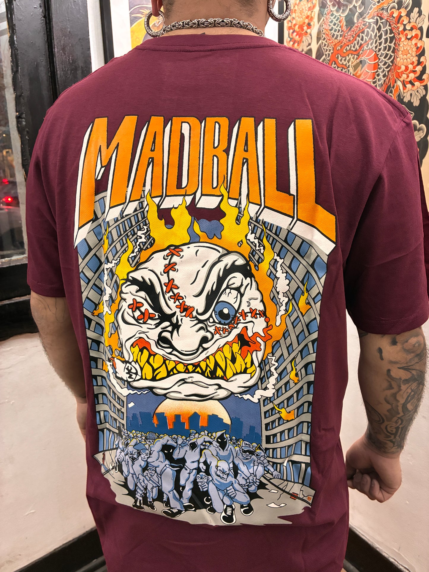 MADBALL mayor mayo HC 4 HC colab polera BURDEO