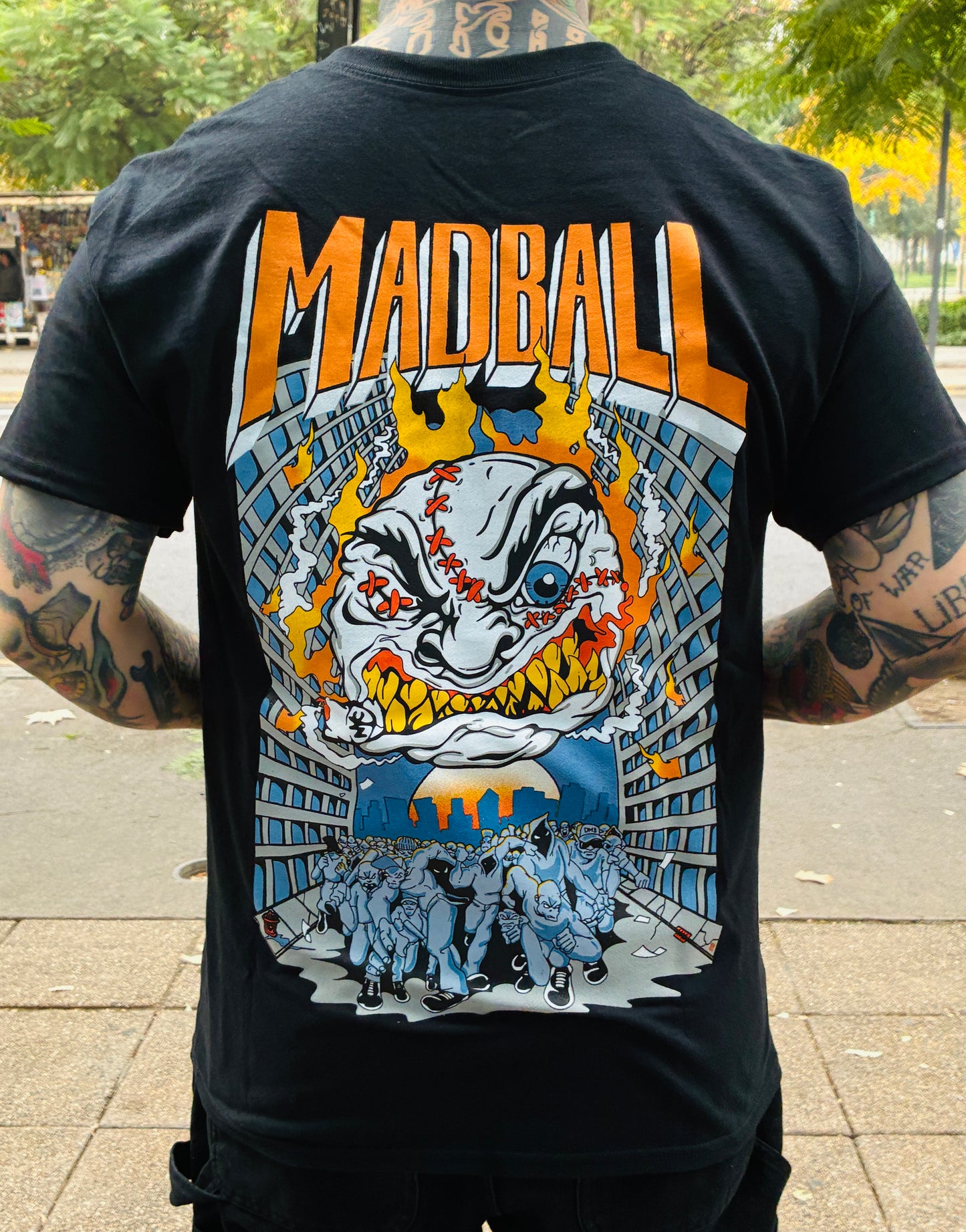 MADBALL mayor mayo HC 4 HC colab polera negra