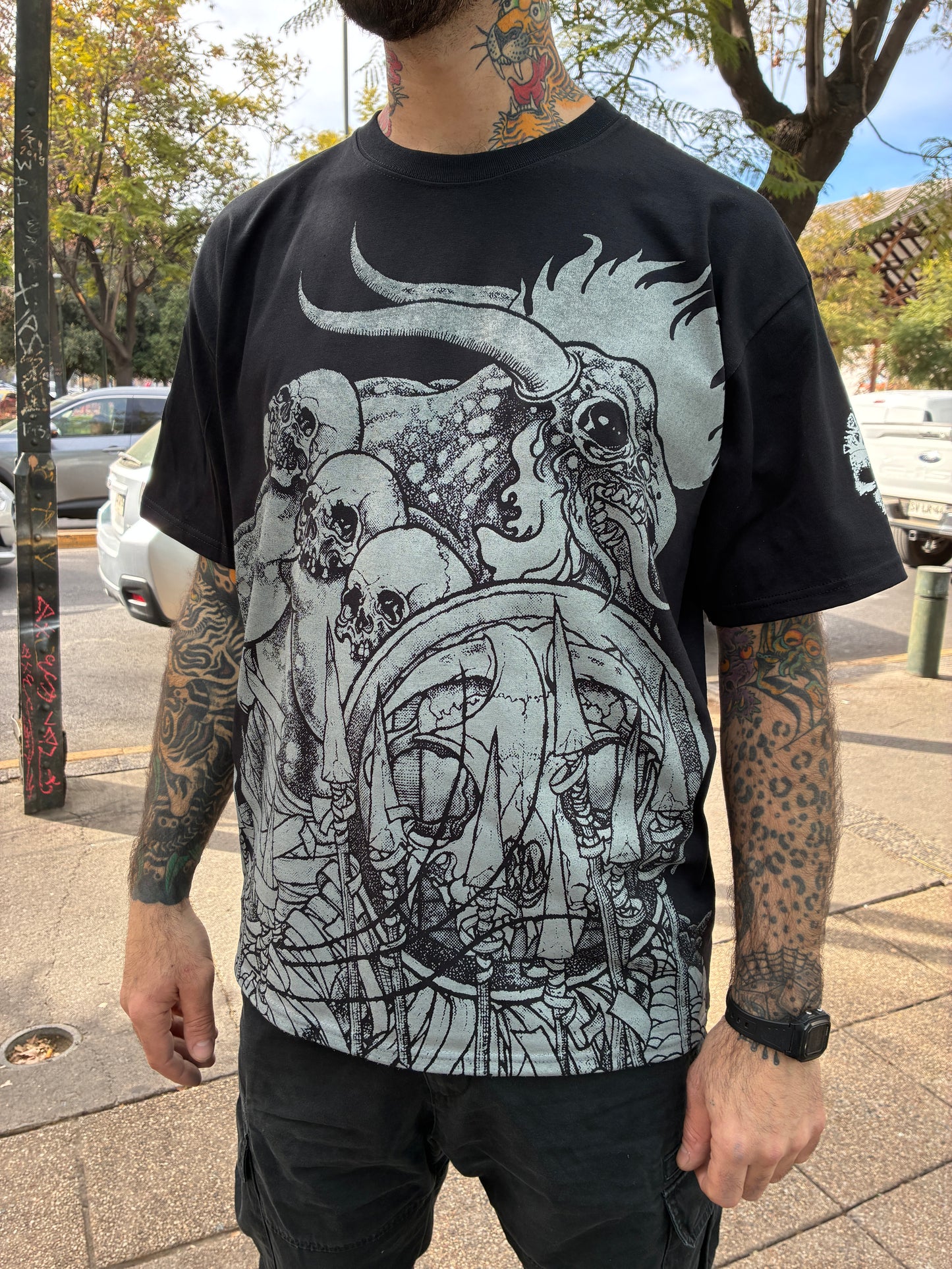 INTEGRITY “humanity is the devil “ full print & gel / polera edición limitada