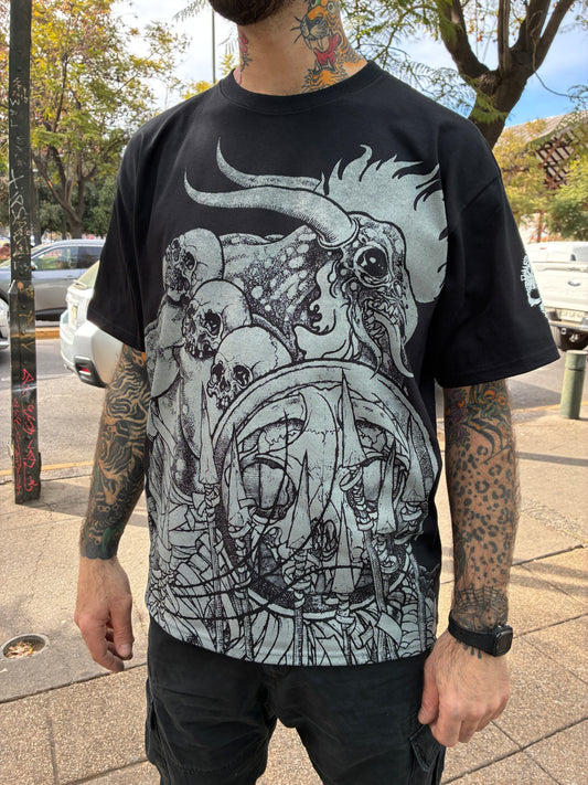 INTEGRITY “humanity is the devil “ full print & gel / polera edición limitada