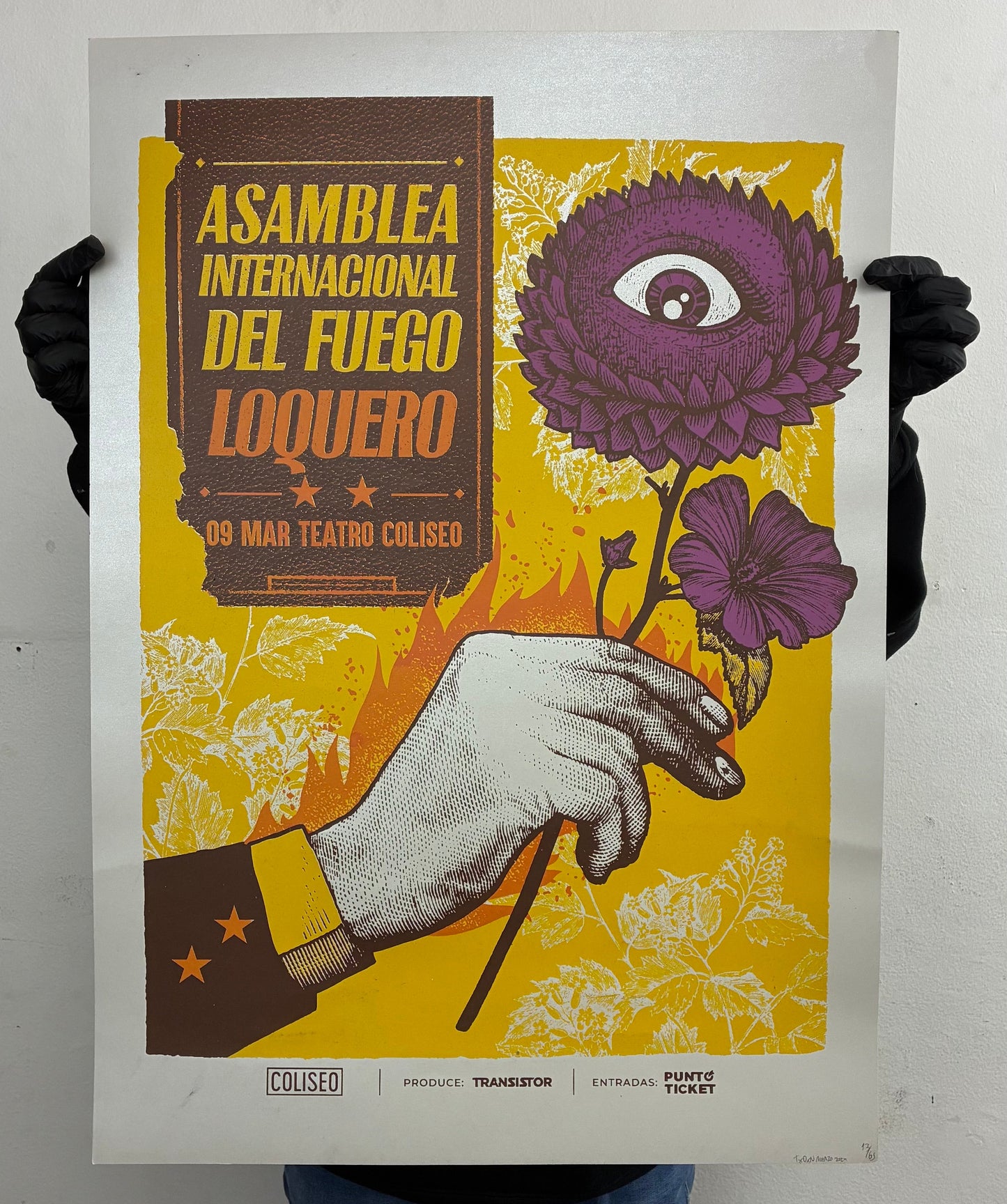 LOQUERO / ASAMBLEA INT DEL FUEGO poster show coliseo 2024