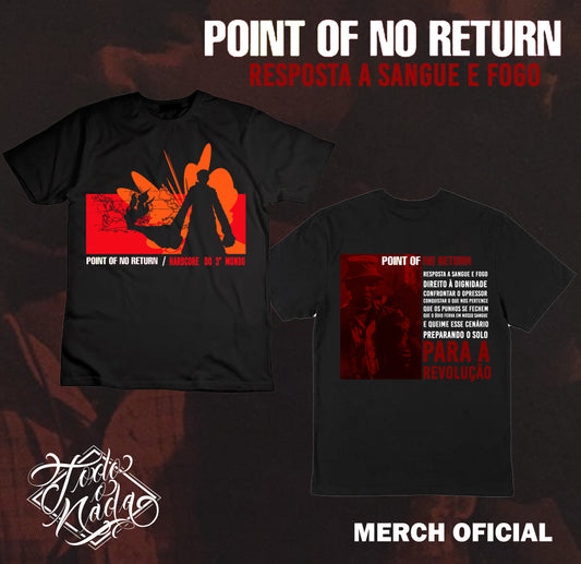 POINT OF NO RETURN / CENTELHA T SHIRT / Edicion limitada / Merch oficial