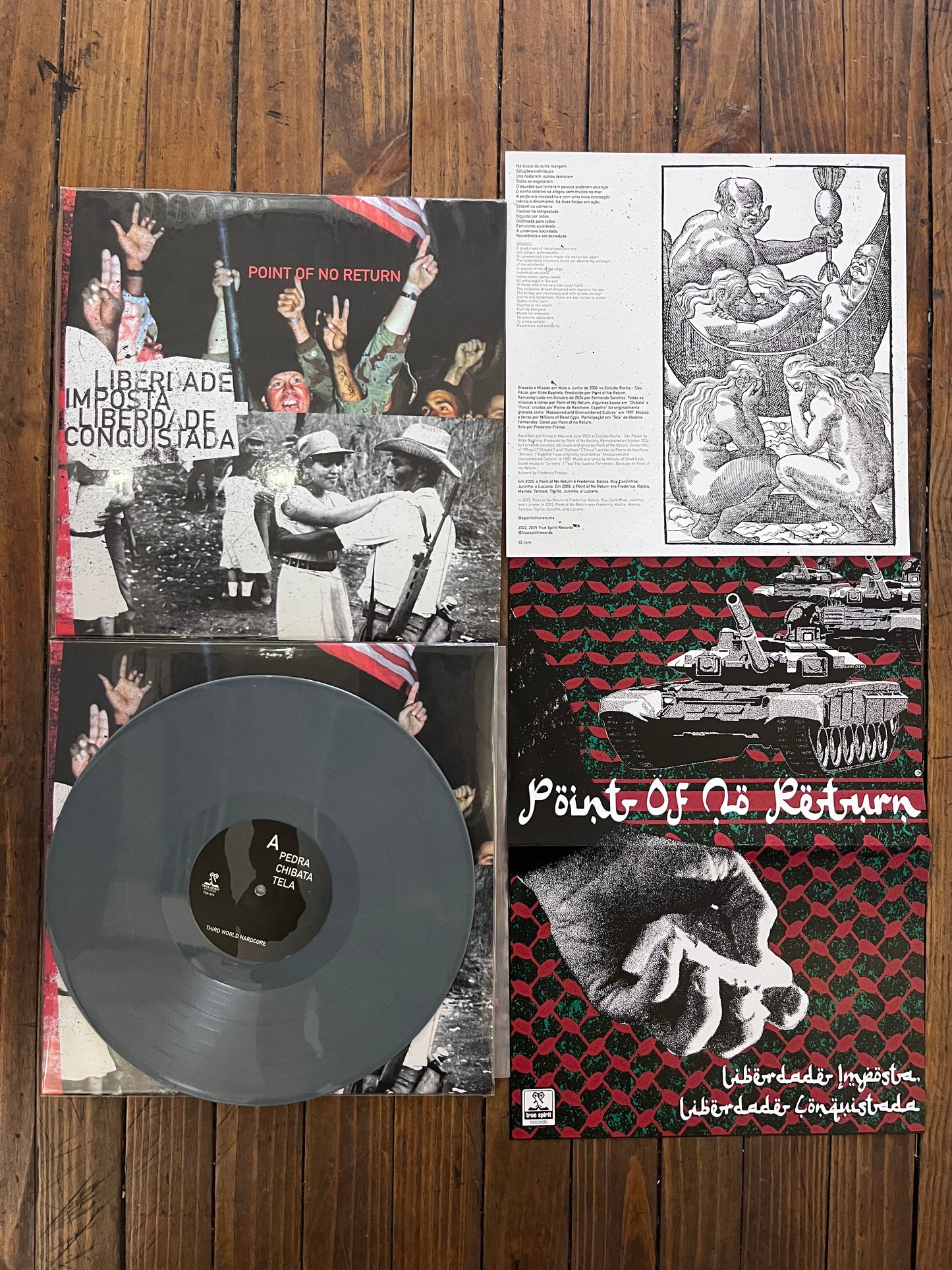 Xpoint of no returnX/ Liberdade imposta, liberdade conquistada LP PRE ORDEN edición limitada color gris