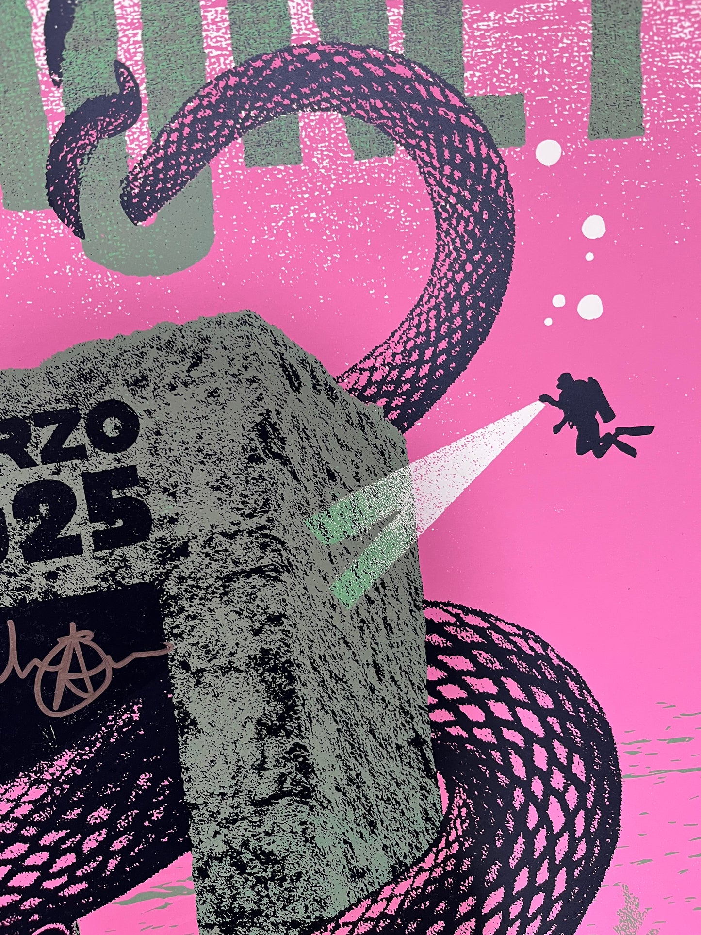 MUDHONEY / latam tour poster / art by jofre con jota