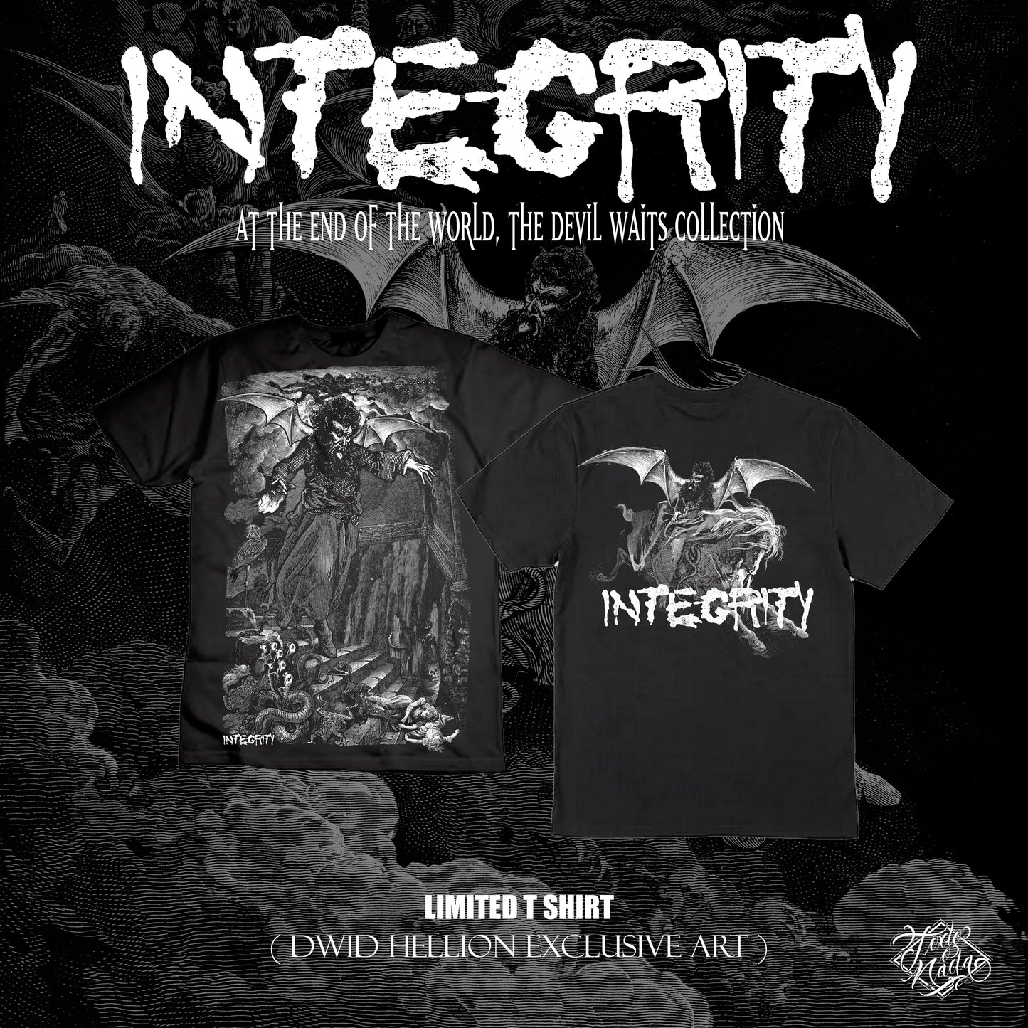 INTEGRITY “ Devil “ dwid hellion art t shirt