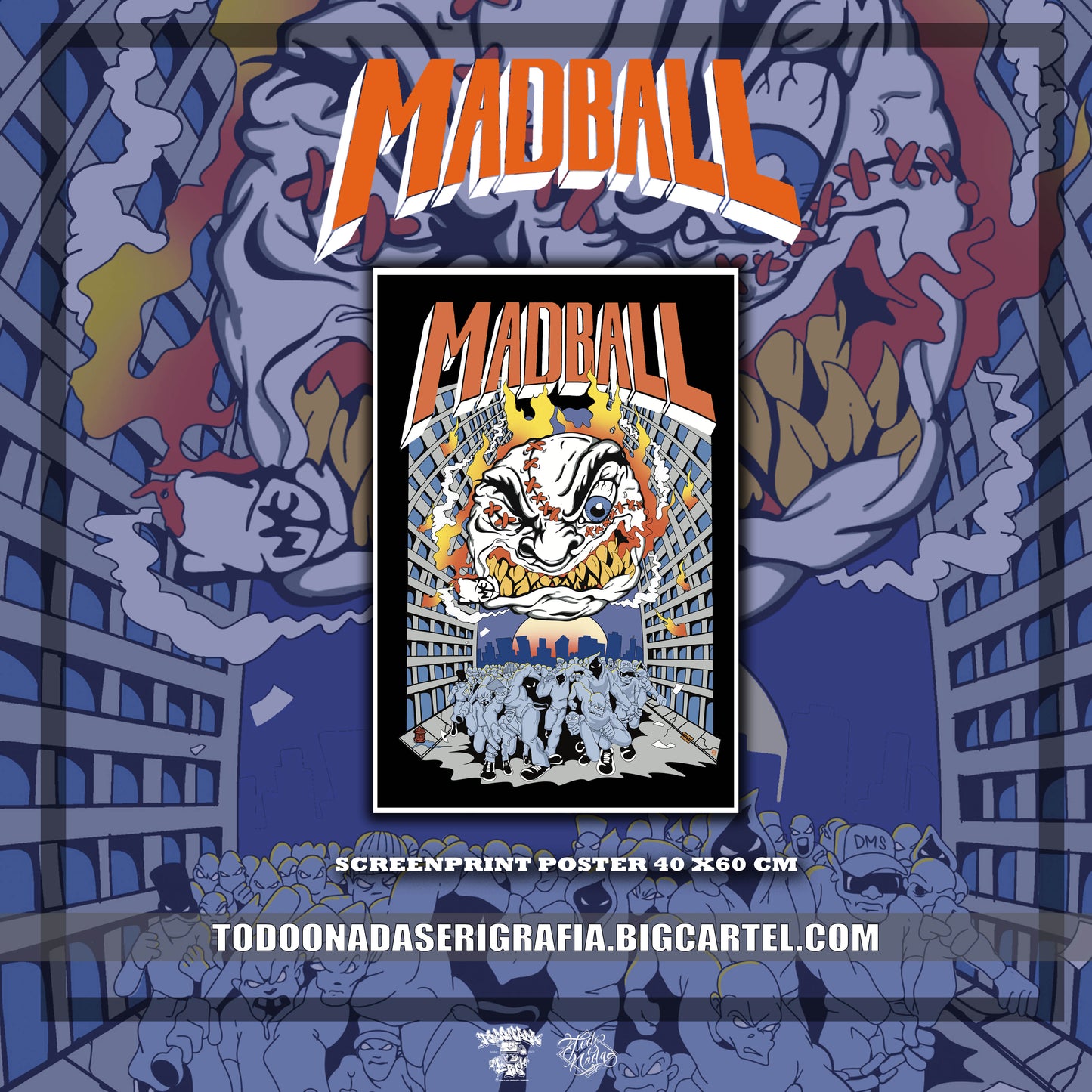 MADBALL mayor mayo serigrafia poster LIMITADO