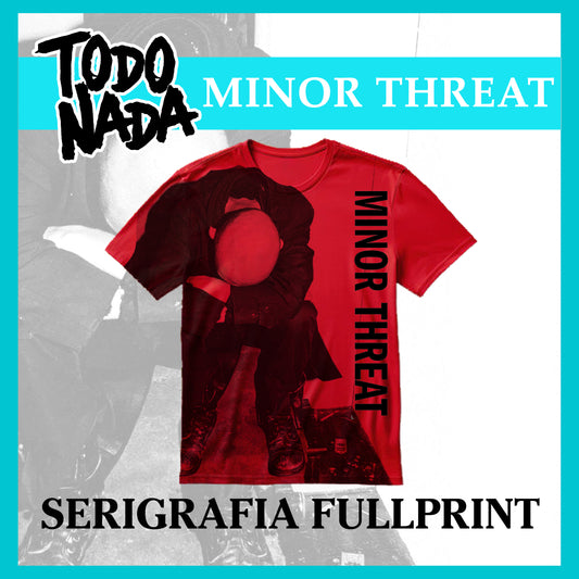 MINOR THREATH / SERIGRAFIA FULL PRINT ROJO