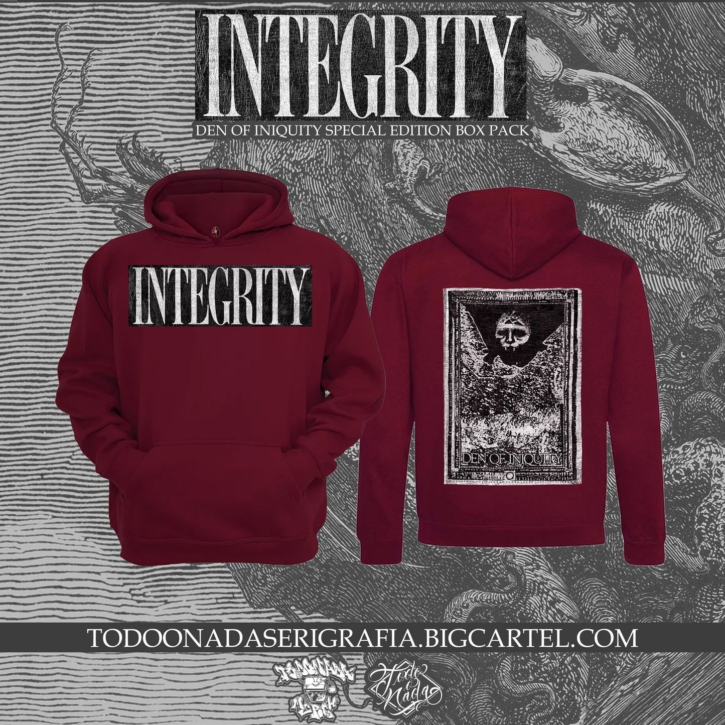 INTEGRITY “den of iniquity" poleron BURDEO