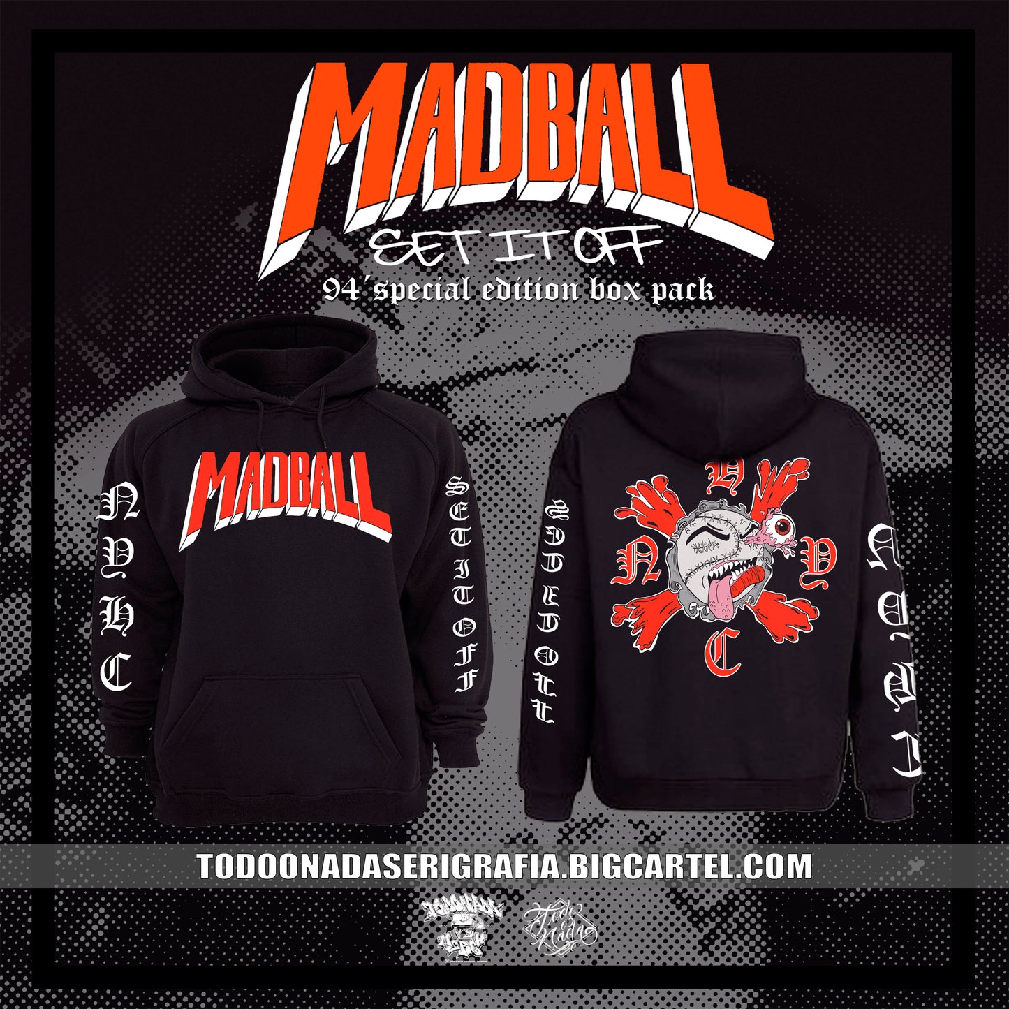 MADBALL 94 special edition box pack HOODIE